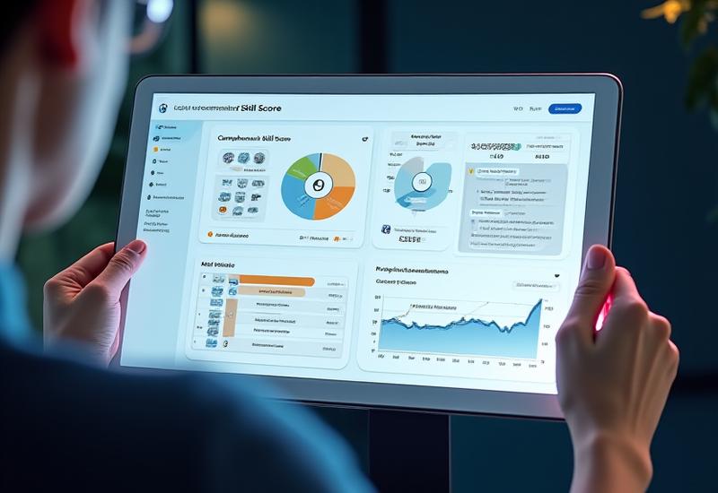 개인 맞춤형 역량 분석 리포트 대시보드 예시